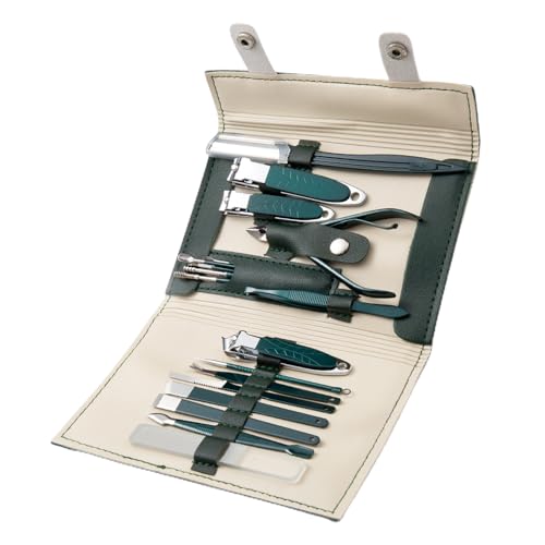 ネイルクリッパーセット、つま先ネイルクリッパーセット,プロのマニキュアネイルキット - 多機能の足の爪クリップ、男性用のステンレス鋼の爪のトリマー、女性