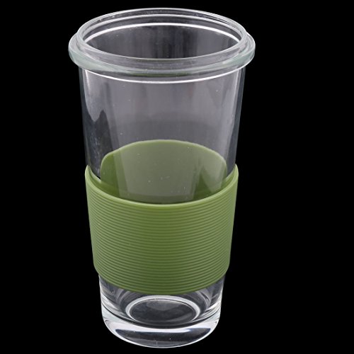 Sourcingmap Silicone Outdoor Round Nonskid Water Bottle Mug Cup Sleeve Cover 6.5cm Dia Army Green - Image 3