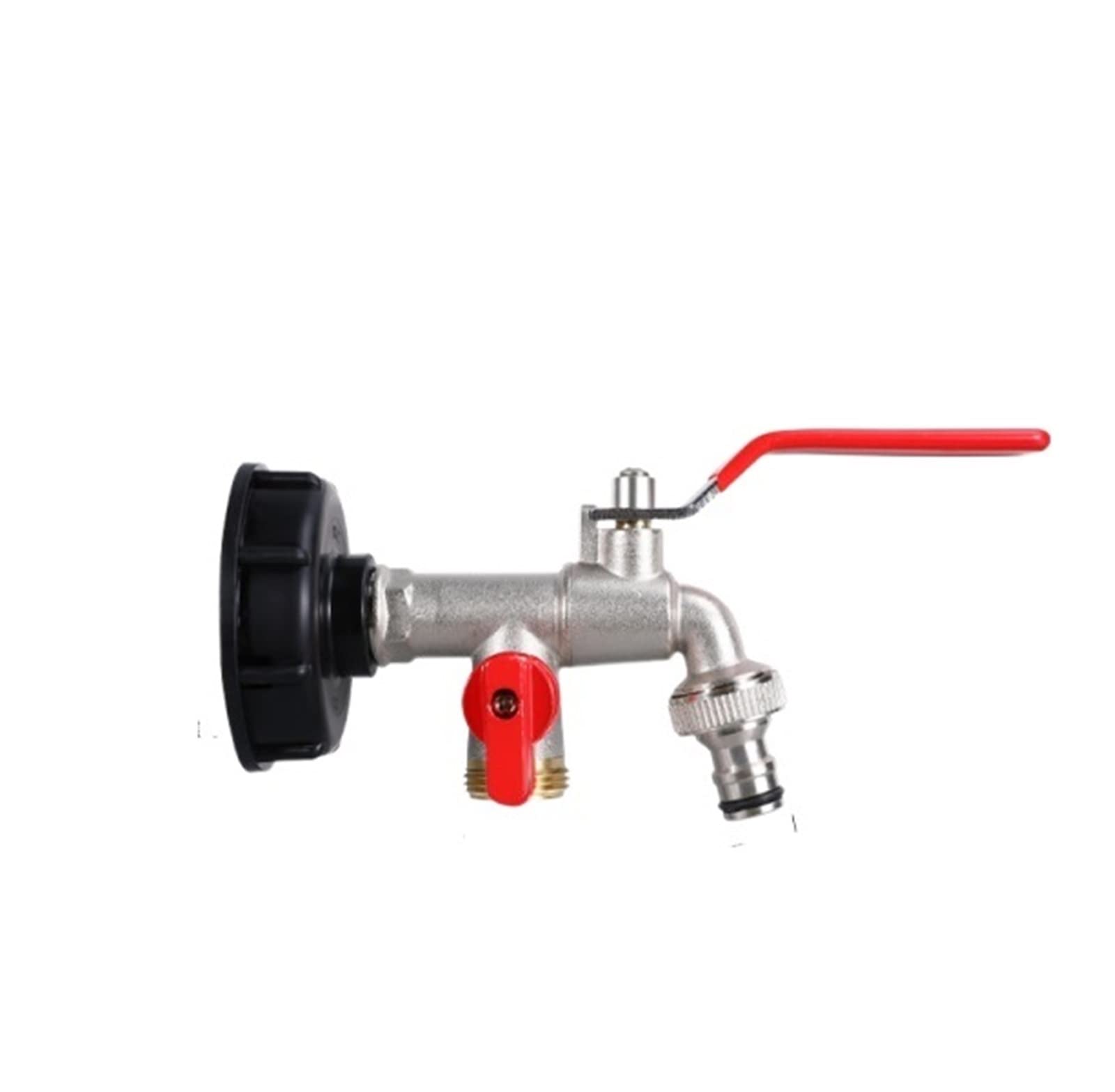 Resistir Extremos de Alta presión y Temperatura Adaptador de Tanque S60 * 6 IBC, Grifo de latón, Herramienta de riego for jardín doméstico, Conector de Manguera, 1 Uds. (Color : 2)