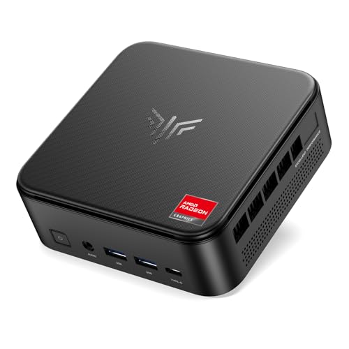NiPoGi E3B Mini PC W-11 Pro AΜD Ryzen Embedded V2748(8C/16T,Max 4.3GHz,Mieux Que 5825U/7730U) 16GB DDR4 512GB SSD,Triple Display 4K UHD(Type-C+HDMI2.0+DP1.4)/WiFi 6/BT5.2/RJ45 Ordinateur de