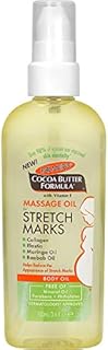 Palmer's Cocoa Butter Formula Massage Oil for Stretch Marks and Pregnancy Skincare, 3.4 Ounces
