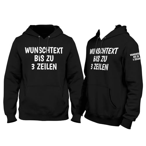 Viva Designs – Pullover Herren Damen - Geschenke für Männer Frauen Hoodie mit Wunschtext - Kapuzenpullover selber gestalten Personalisierte Geschenke - Lustige Sprüche auf den Pulli drucken Lassen
