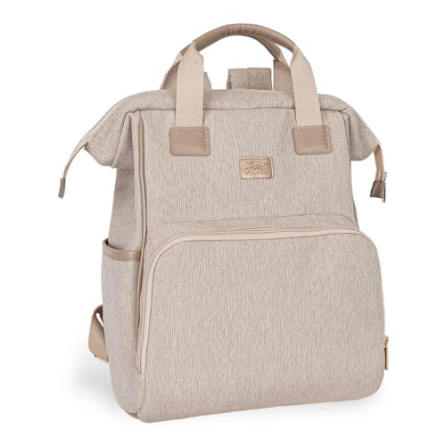 Mochila Multifuncional Naturê Just Baby Bege