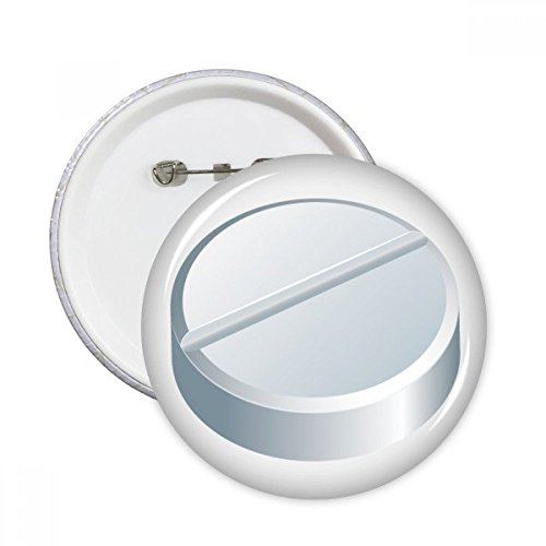 Pins pilule blanche motif soins de santé DIYthinker une idée cadeau originale taille M