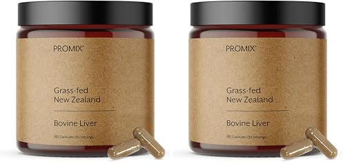 ProMix Nutrition Grass Fed Raw Beef Liver Supplement, Multivitamin -