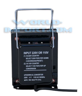 Miniatura 2 de Starlite Transformador transformador de voltaje elevador y descendente de 1500 vatios WTG-1500, protección de fusibles - Transformador bidireccional