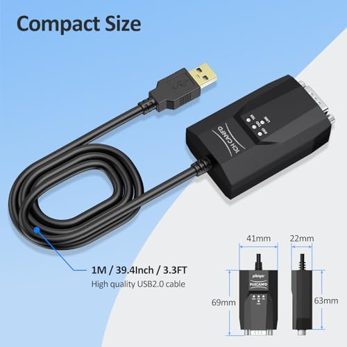 Image of USB to CAN Analyzer Cable SavvyCAN-FD- C CAN FD Speed Up to 12M Isolated Against USB 2.5KV CE FCC