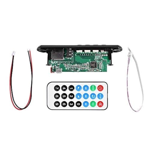 Bluetooth MP3 WMA Decoder Board 12v FM Wirelss Audio Module Support USB TF FM Hands-Free Call