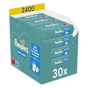 Pampers Fresh Clean Feuchttücher 2400 Stück