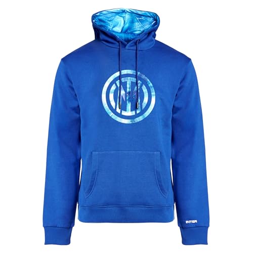 Inter FC Internazionale Milano S.p.A Felpa Galaxy Unisex-Adulto, Diverse Taglie/Colori Disponibili, Collezione Galaxy, Adatta a Tutti i Tifosi Nerazzurri, Prodotto Ufficiale