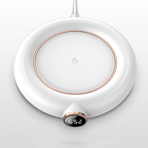 Estera calentadora de tazas con control inteligente y aislamiento constante para tu café