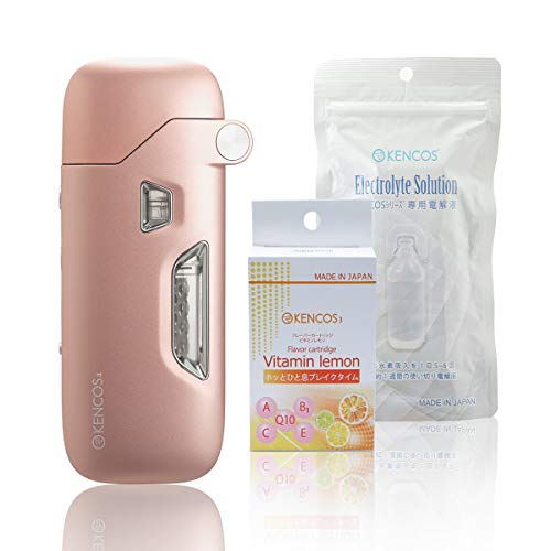 KENCOS4 ピンク+フレーバーカートリッジビタミンレモン+電解液