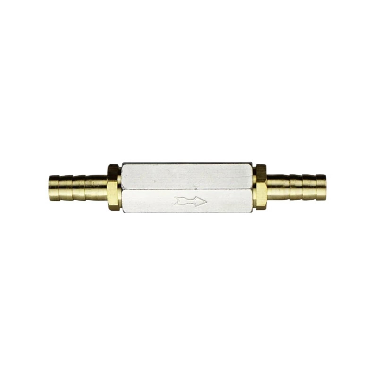 Brass Pneumatic Check Valve 1 Way Non-Return Valve(3l8 BSP-16mm Barb)