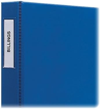 C-Line Binder Label Holders For 1 And 1.5-Inch Binders, 1 X 2-13/16, 12/Pk (70013)