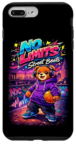 No Limits Street Beats New York Teddy Bear Street Basketball �X�}�z�P�[�X iPhone 7 Plus/8 Plus �p