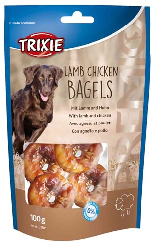 TRIXIE Premio Lamb Chicken Bagels - 100 g (Packung mit 6)