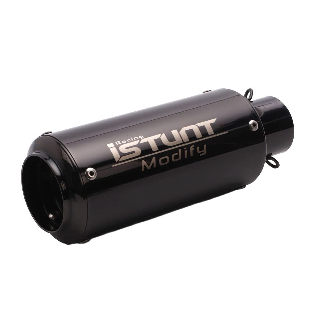 YOSAYUSA Motorcycle Full Exhaust System Header Muffler Tail Link Midpipe Slip On For CBR300R CB300R CB300F CBR300 2008-2018 with Removable DB Killer Black