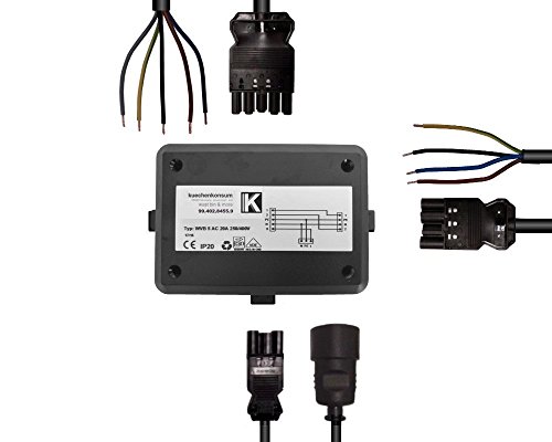 Preisvergleich Produktbild Splitter 3 Kochfeld Backofen Geschirrspüler 5m Anschluss Energieverteiler Herd 2