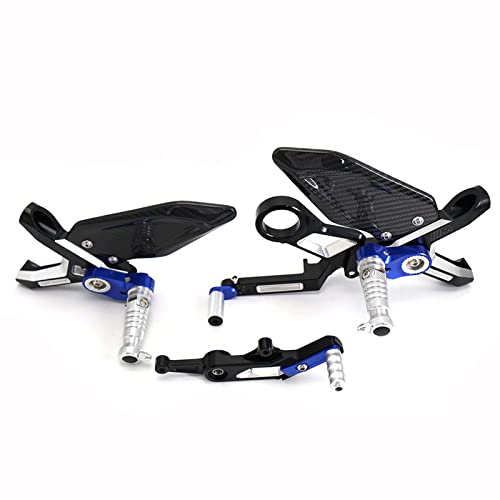 Pro Taper Foot Pegs For BMW S1000RR 2019-2022 Carbon Fiber CNC Aluminum Motorcycle Adjustable Foot Pegs Rest Rearset Rear Set Powersports Footing Accessories