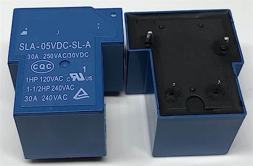 Relé de 4 pines SLA-05VDC-SL-A para evitar sobrecalentamiento en sistemas de potencia