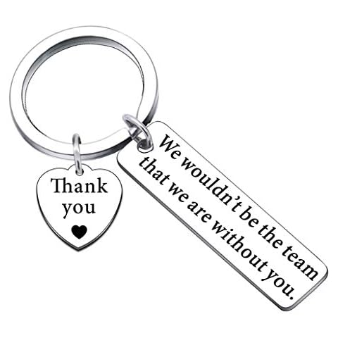 QMVMV Boss Coworker Coach Appreciation Gifts Men Women Office Keychain Boss Day Chritsmas Cheerleading Retirement Thank You Gigt for Team Leader PM Manager Employee Cover
