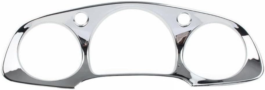 Chrome ABS Motorcycle Instrument Panel Accent Cover Decor Trim Compatible With Automotive Motorcycle Parts Goldwing GL 1800 2001 2011 Wing GL1800 01 11