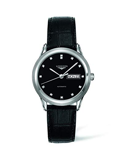 Longines Flagship Automatic Diamond Black Dial Men's Watch L48994572