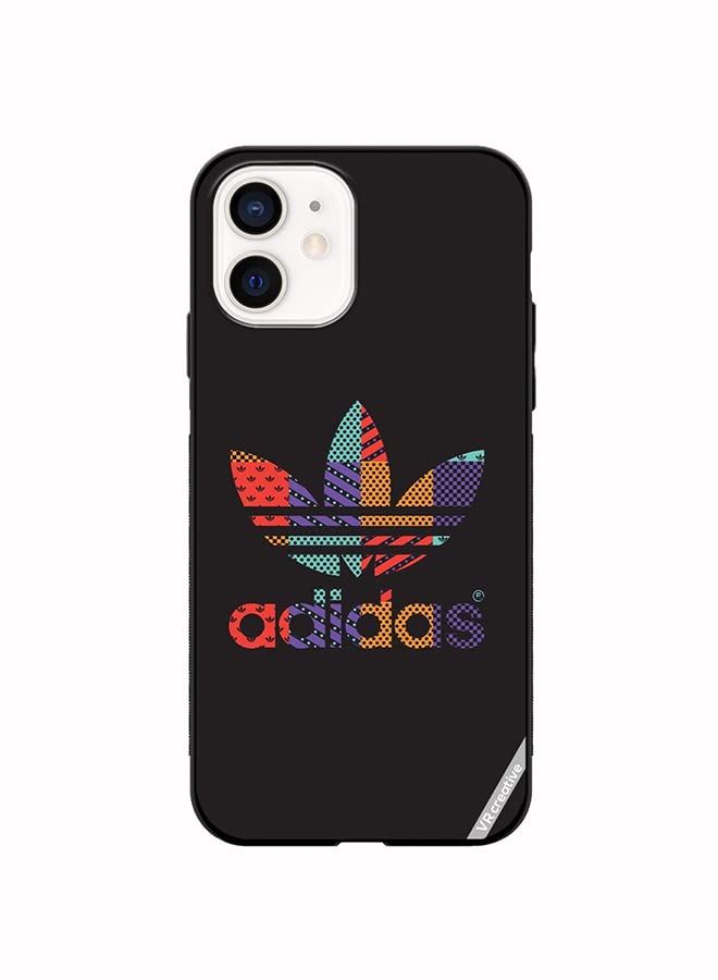 VR CreativeProtective Case Cover For Apple Iphone 12 Adidas Design  Multicolour