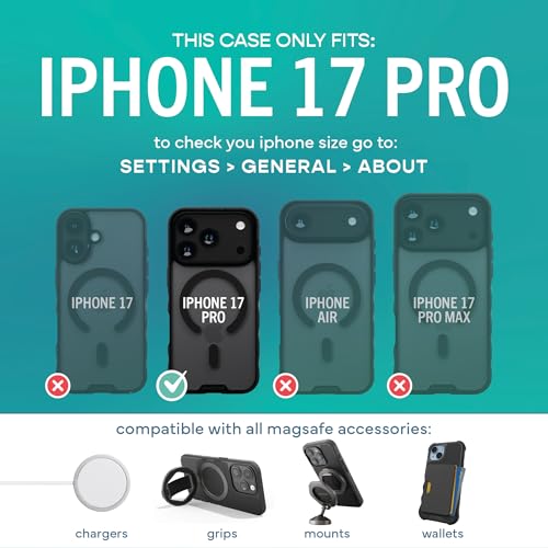 Image of Smartish iPhone 17 Pro MagSafe Clear Case - Gripmunk Magnetic Slim Case [Lightweight + Protective] Anti-Yellowing Thin Grip Clear Cover for Apple iPhone 17 Pro - Clearly Clear - Custom Print