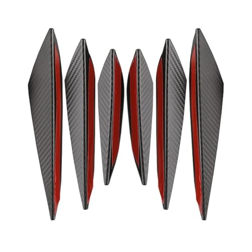 Spoiler de pare-chocs avant universel avec ailerons de séparation et becquet de carrosserie