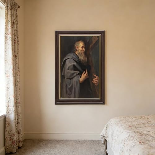 Impression sur toile Saint Philippe par Rubens tableau 20x30 cm décor mural de salon