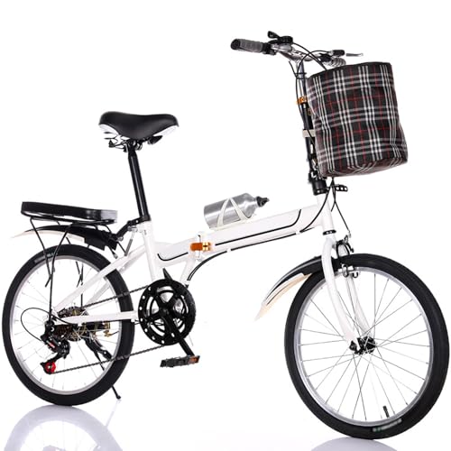 Faltbares Fahrrad für Erwachsene, 20 Zoll, 6-Gang-Falt-Mountainbike für Schüler und Studenten, Ultraleicht und tragbar, Rahmen aus hochfestem Stahl, 20 Zoll