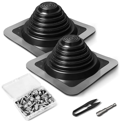 #3 Metal Roof Vents Flashing, Roofing Boots Kit for Houses