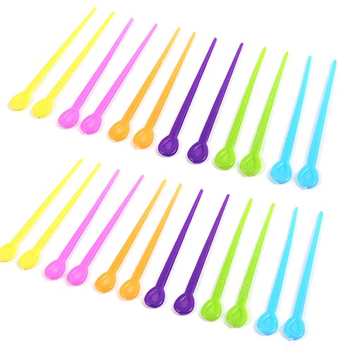 300Pcs Plastic Hair Roller Picks Pin Hair Curler Roller Pin Hairdressing Tool For Hair Curling Styling Accessories, Random Color #TOP1