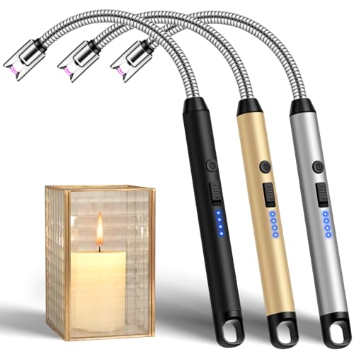 LcFun 3-pack Flexible-Neck USB Arc Lighter