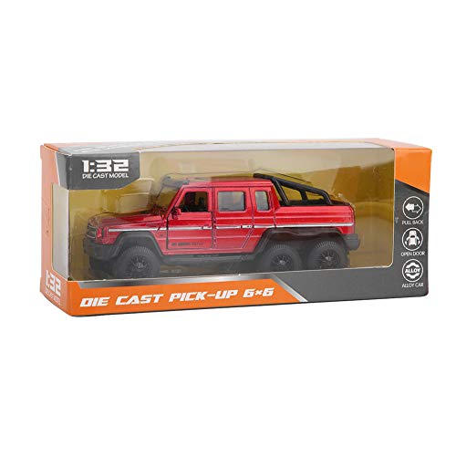 1:32 High Simulation Alloy Car Toy Pull Back Vehicle Model,With Light Sound,For Home Child Kid Gift (Mercedes Benz Red) #TOP2