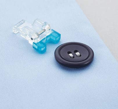 Zenith Button Stitch Plastic Foot Stitch for All Automatic Sewing Machines (Singer Usha Brother) Blue Color