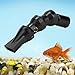 Sunicon Flexible Aquarium Duck Flat Nozzle,360°Fish Rotating Water Outlet Aquarium Outflow End Plumbing Fitting (25mm Flat Duckbill)