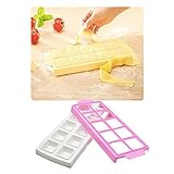 Molde de bolas de masa hervida Wonton, juego de máquina de bolas de masa hervida, herramientas de punto para hacer manualidades Wonton, pasteles, albóndigas. (cuadrado)