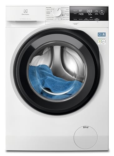 Electrolux EFI7394N2B - Lavadora de Libre Instalación 9kg, Serie 700 SteamCare, (rpm) 1400, QuickCare 69 min, Rápido 20 min, Silencioso, Clase A ‐20%