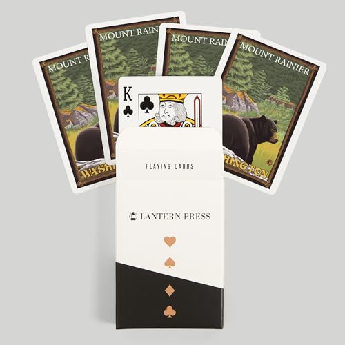 Baraja de Poker Lantern Press Black Bear, 52 Cartas miniatura 6