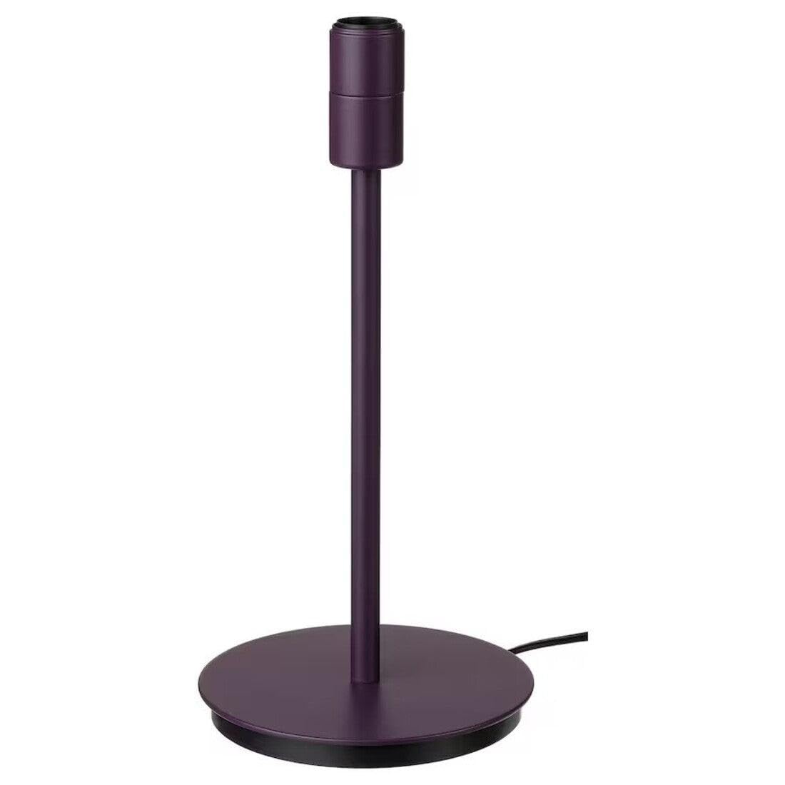 Ikea TESAMMANS Table Lamp Base, Purple, 30 cm Height, Steel Construction with Powder Coating-image-19