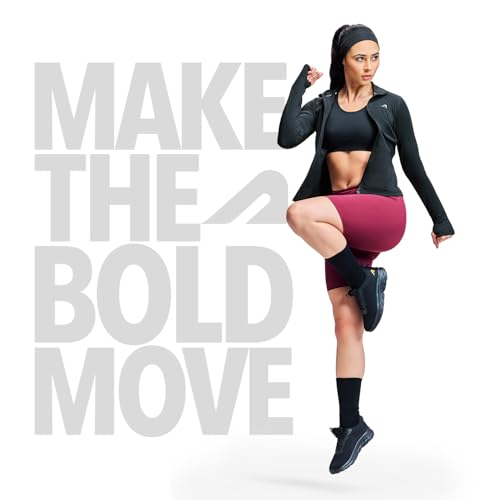Image of Boldfit Women Slim Fit Jacket, Sculpted Athletic Jacket with Thumbhole Cuffs, Moisture-Wicking Activewear, Gym & Running Lightweight Jacket with Pockets