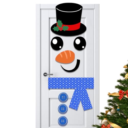 Imanes Para - Pegatinas Navideñas De Muñeco De Nieve Para Frigorífico - Decoración Removible Para Metal Madera Armarios Puertas Salón Fotografía Cocina | Para