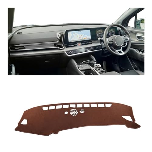 Tapis de tableau de bord antidérapant pour protéger la console de Kia Sportage 2022-2024