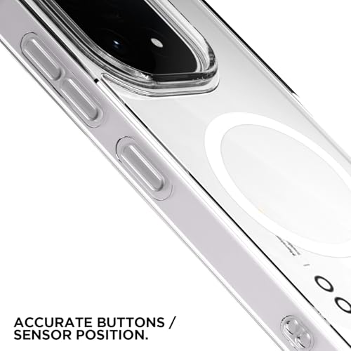 Image of Amazon Basics Back Cover for iQOO 15 5G Mag-Safe Shockproof PC + TPU Protective Case Magnetic Support Bumper Case (Transparent Mag-Safe)