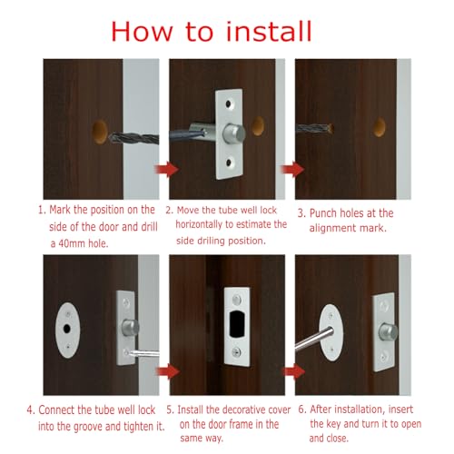 JZK 2 X Door Security Rack Bolt - Image 3