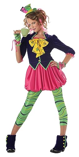 California Costumes The Mad Hatter Girl Costume - Large