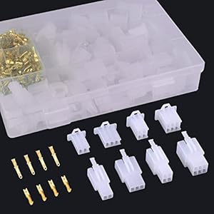 Haomeeduo 380 STK Flachstecker Set 2,8mm