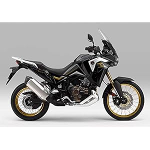 Az Graphishop L-065 Protections latérales de réservoir pour Honda Africa Twin Adventure CRF 1100 L noir